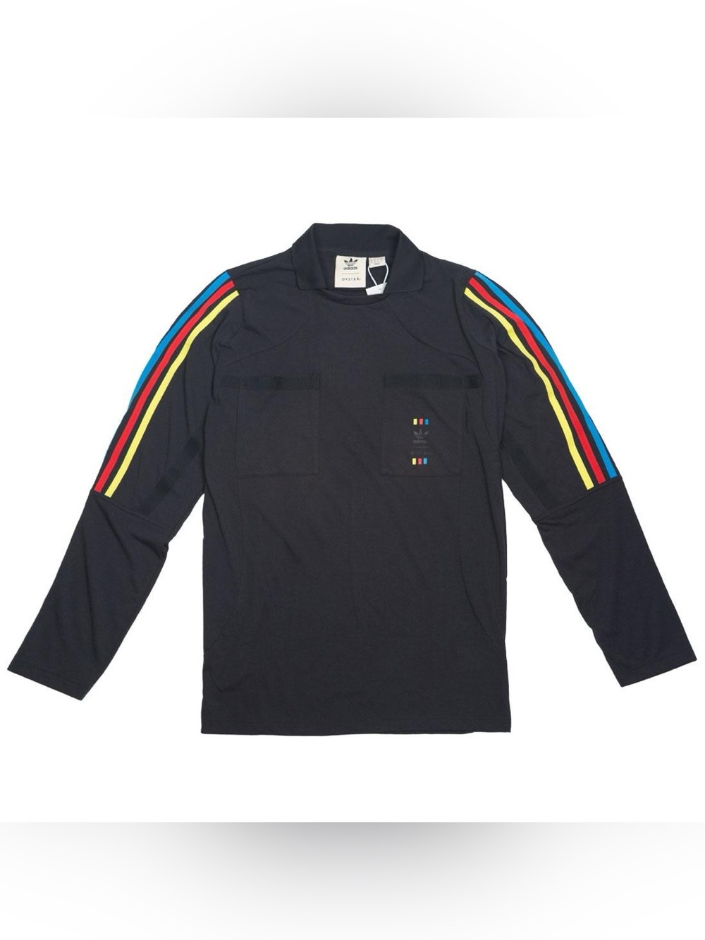 ADIDAS X OYSTER HOLDINGS MEN 72 HOUR OYSTER LONG SLEEVE TEE (BLACK) M